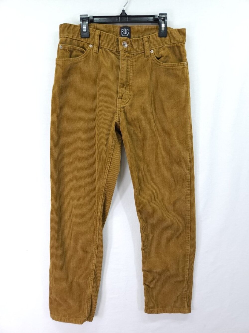 BDG Urban Outfitters Corduroy Pants Mens Dad Fit Size 29x26 Brown Straight Leg
